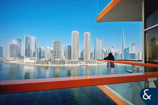 Modern | Panoramic Canal & Burj View | Vacant